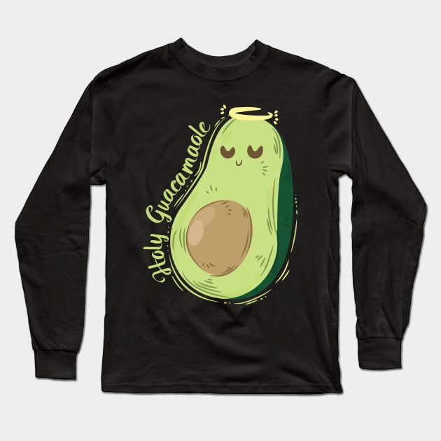 Holy Guacamole Long Sleeve T-Shirt by avshirtnation